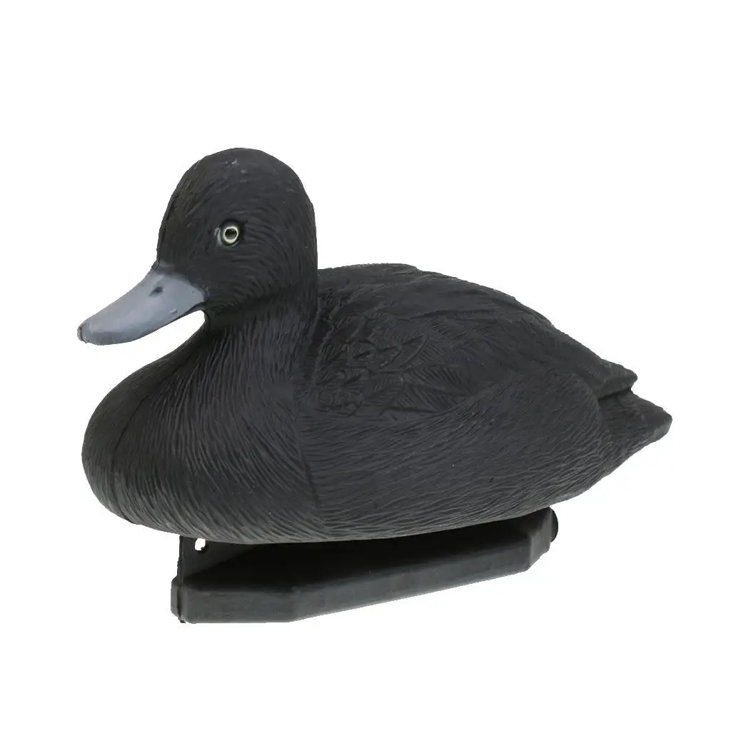 Durable PE Duck Decoy Floating 3D Lifelike Bird Model Hunting Shooting Gear Garden Decor for Patio Ponds and Lakes