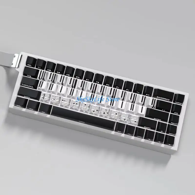 E65E Perfil original KeyCaps 74 KeyCaps Clave piano para 60 61 65 67 68