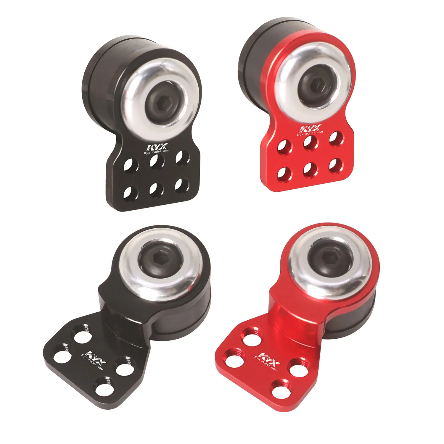 KYX Racing Aluminum Servo Arm Servo Saver Upgrades Parts Accessories for 1/10 RC Car Tamiya DT04 Hornet EVO