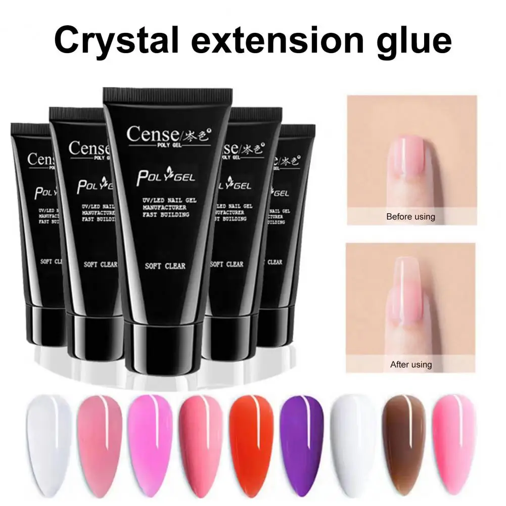 Excellent Nail Gel Builder  Eco-friendly Beautiful Nail Extension Cream  Nail Extension Gel DIY Manicure Gadget