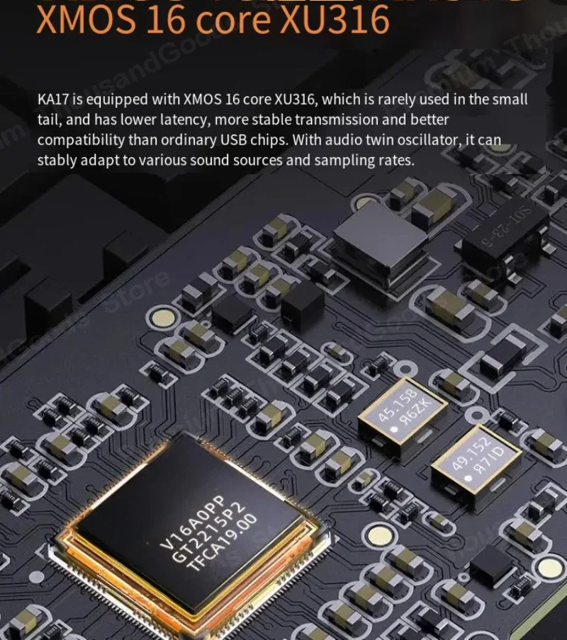 KA17 Decodifica amplificadores auricolari con mini amplificadores desktop Android Apple HIFI