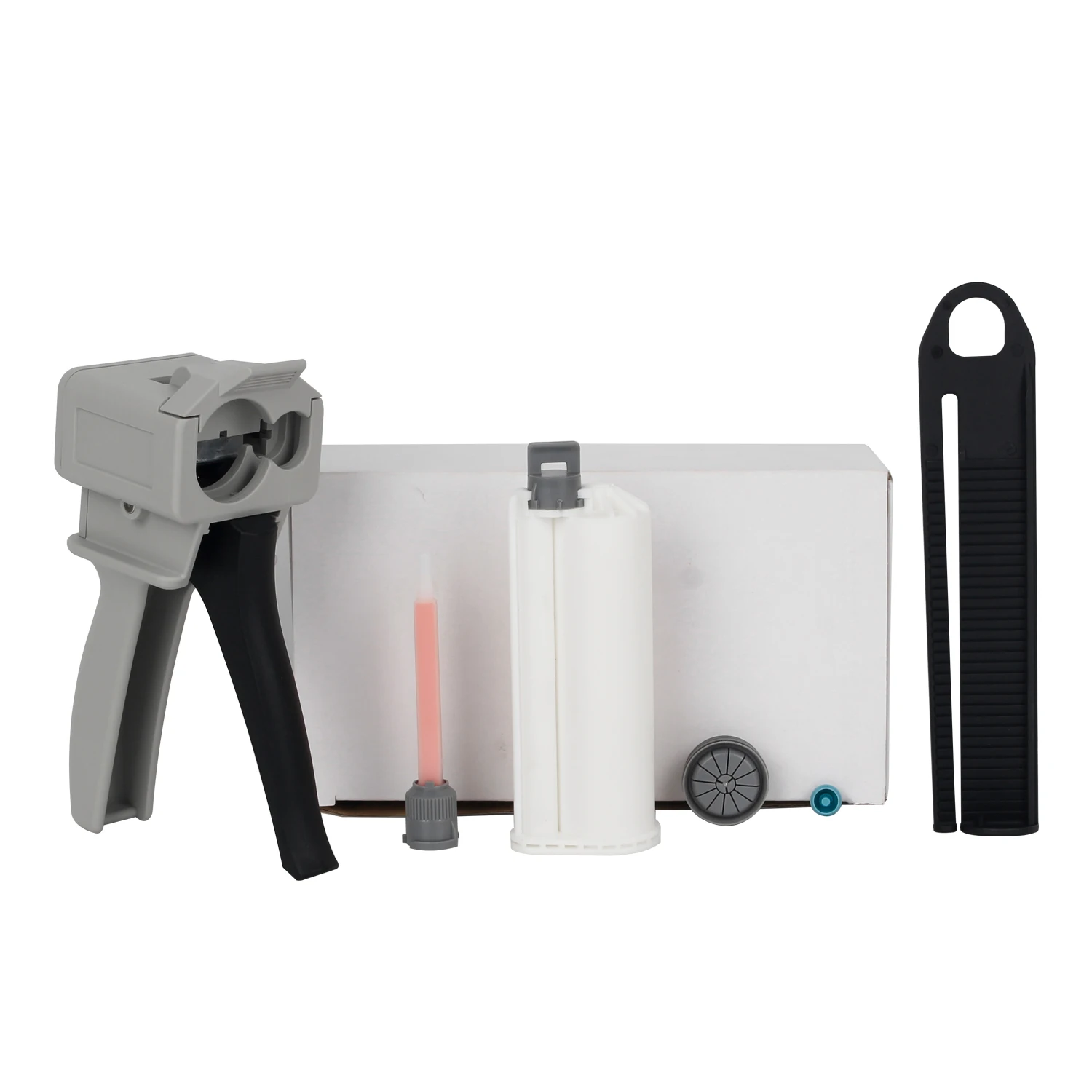 Imagem -06 - Epoxy Sealant Glue Gun1:1 4:1 10:1 Cola Aplicadora Adesivo Espremer Manual Misto Caulking Gun Dispenser 50ml Dois Componentes ab