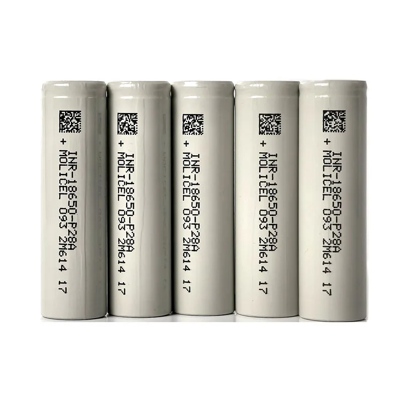 Original High Power Cell MOLICEL P28A 18650 LI ION Battery INR18650 2800mAh 35A Rechargeable Batteries For Power Tools Or Toys