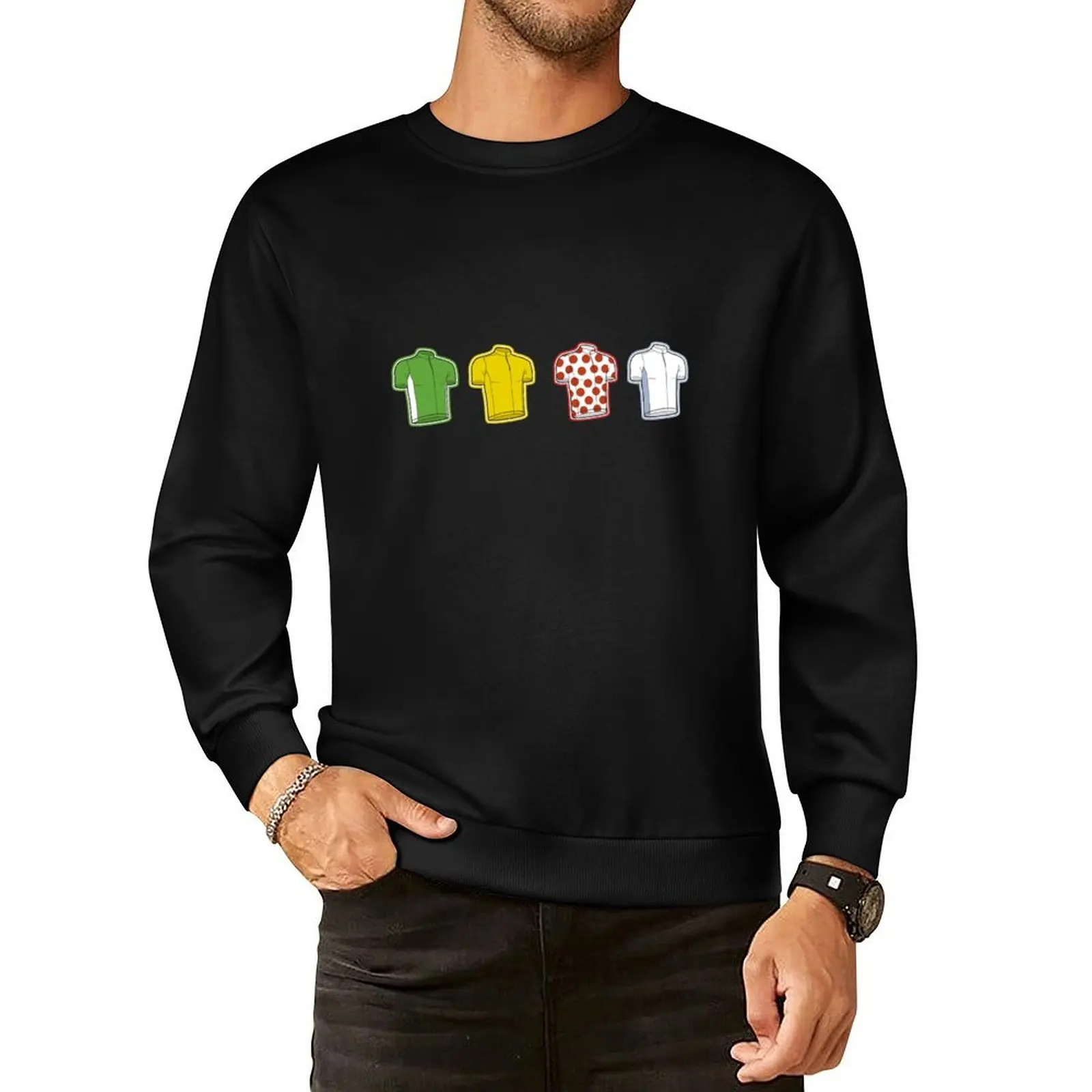 

Colours of the TDF Pullover Hoodie men wear winter clothes korean autumn clothes mens clothes sweatshirts