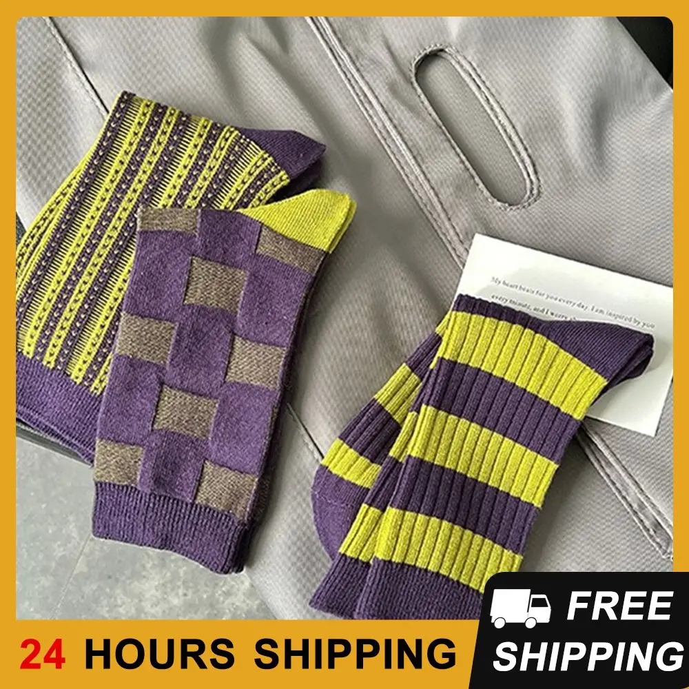 

Носки Four Seasons мягкие и удобные винтажные носки-носки фиолетовые серии Высококачественные Универсальные носки женские носки Miss