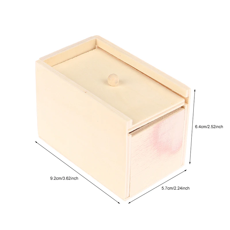 Wooden Prank Trick Practical Joke Home Office Scare Toy Box Gag Spider Kid Parents Friend Funny Play Joke Gift Surprising Box