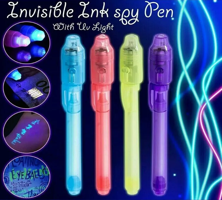 Large Wholesale Invisible Ink Spy Magic Pens for Kid Party , for Writing Secret Message By DHL Express Fast Delivery