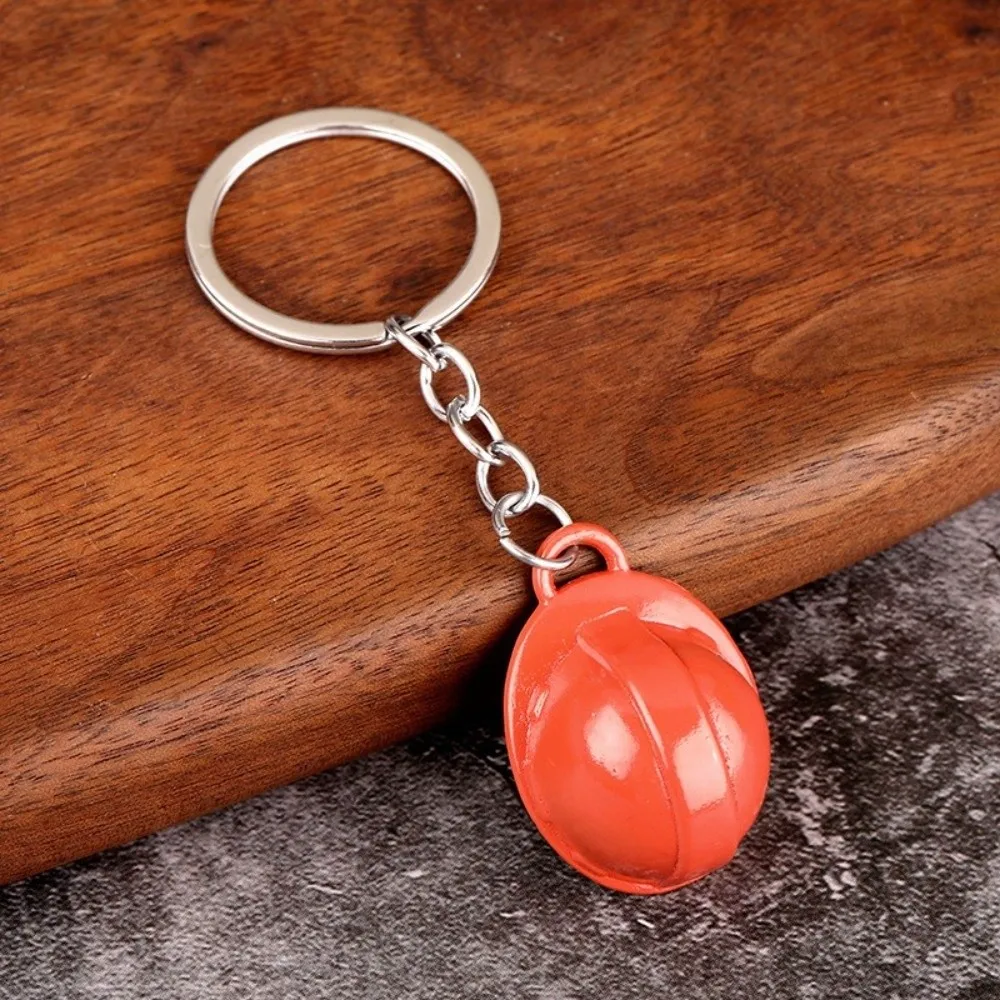 Best Wishes Funny Safety Helmet Keychain Creative Ornaments Hard Hat Pendant Friendship Mini Bag Hanging Key Decor