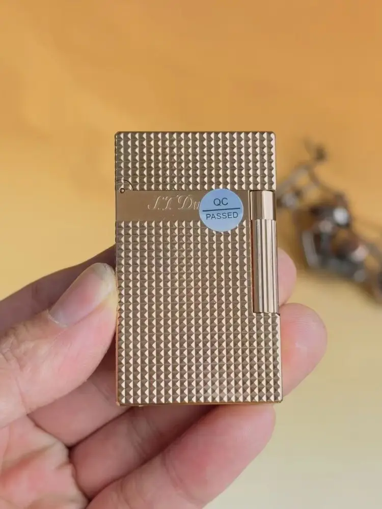 Dupont lighter Luxe merk aansteker, met een helder en luid geluid, een perfect cadeau voor mannen, inclusief gepersonaliseerde accessoires. Dupont  Logo - afbeelding 2