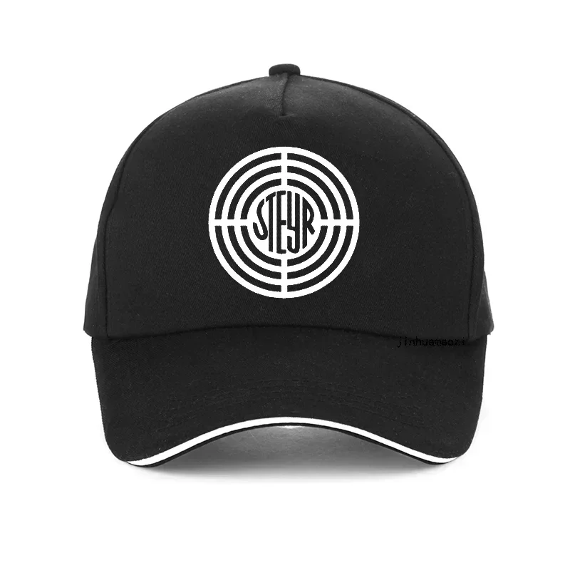 

Fashion Steyr Logo Baseball Cap Man Summer Outdoor Hunting Hat Unisex Adjustable Trucker Snapback Hats Bone
