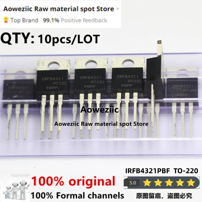 Aoweziic 2021 + 100% nowy importowany oryginalny IRFB4321 IRFB4321PBF TO-220 n-kanałowy MOS FET 83A 150V