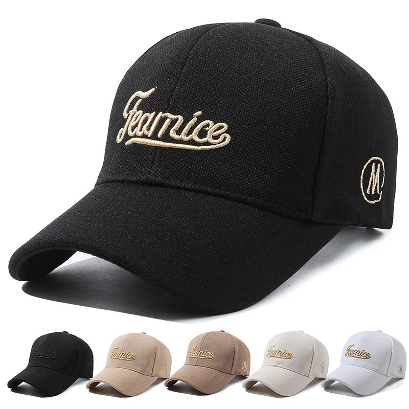 

New Pineapple Cloth Men s Fashion Versatile Baseball Cap Women s Hard Top Dad Hat Ins Letter Embroidery Couple Hat