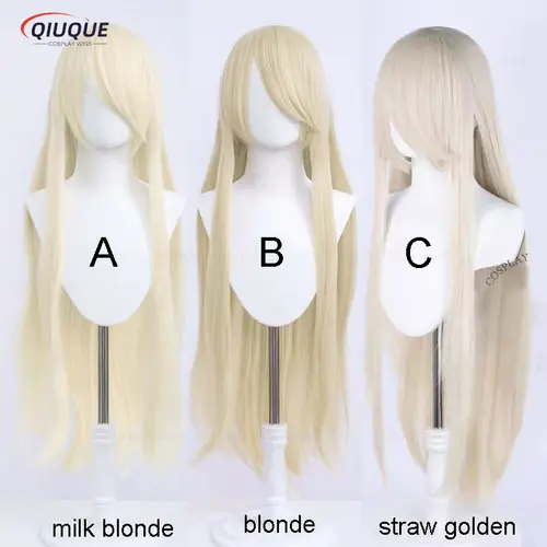 80 Colors 100cm Long Straight Cosplay Wig Anime Compatible Universal Omopinenet Heat Resistant Synthetic Hair Wigs + Wig Cap - Image 14