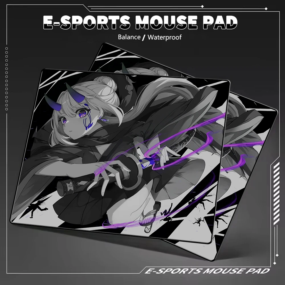 

E-Sports Mouse Pad Balance Waterproof Game Professional Gamer Mousepad Anime Rubber Computer Mouse Mat 45*40cm Laptop Desk Mat