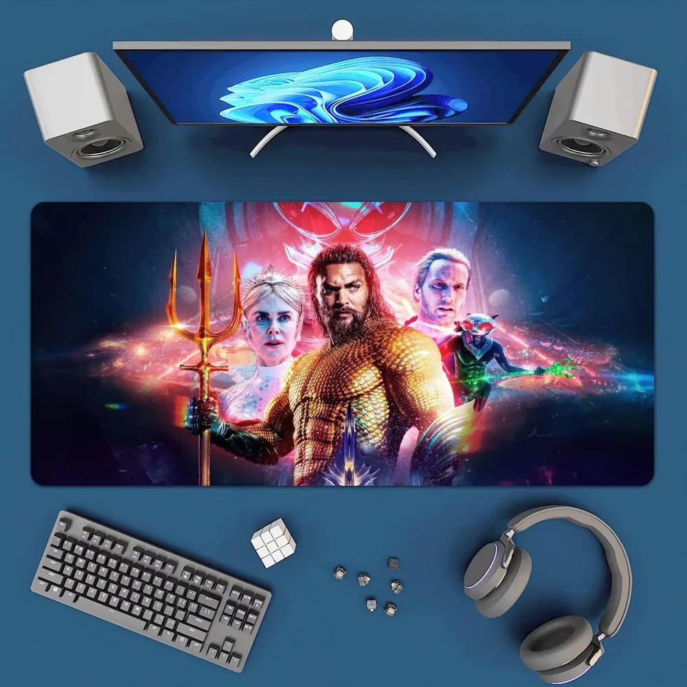 Tier Königreich Aquaman verloren Königreich Mauspad Büro große Maus Matte Tastatur Matten Gummi PC Computers piel große Anti-Rutsch-Mäuse Matte