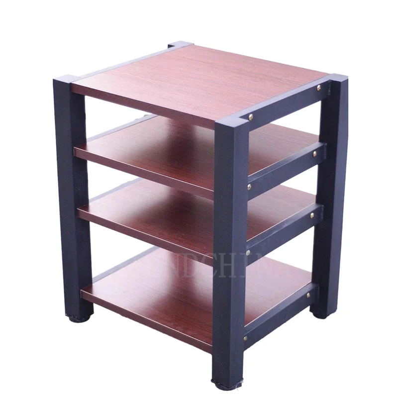 DK-013 Amplifier Cabinet Amp Rack Sound Stand 2/3/4 Layer Sound Equipment Rack Solid Wood KTV Metal Iron Cinema Tripod Frame