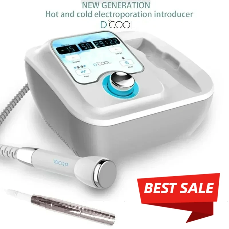 Cool Hot EMS Facial Massager Non Invasive Lifting and Tightening Device for Face Contouring Puffiness Relief Skin Care Tool
