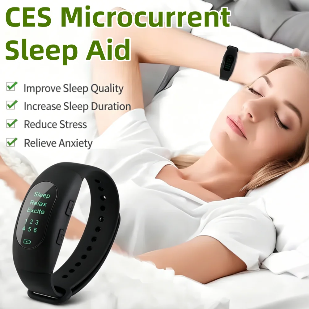 Ces Intelligent Wristband Fast Sleeping Device Rest Hypnosis Relief Anxiety Insomnia Artifact Ems Microcurrent Sleep Aid Watch