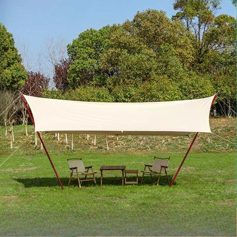 

4.2 * 4.1 meters hexagonal butterfly canopy, retro cotton tent, family outdoor camping