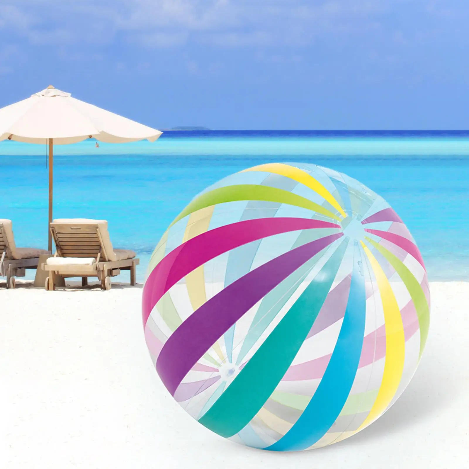 حفلات كرة الشاطئ القابلة للنفخ لصالح كرة حمام السباحة لشريط الشاطئ الصيفي المنزلي