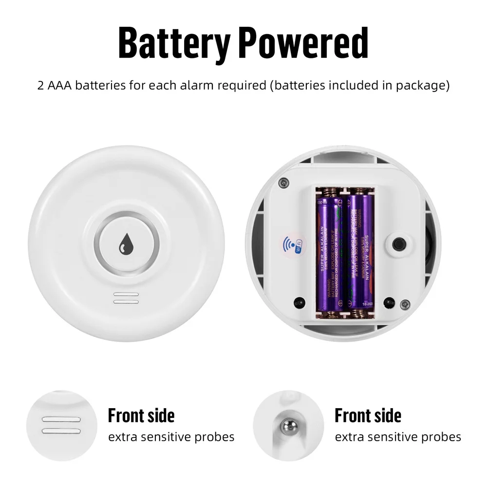 Water Leakage Detector Smart Home Alarm Tuya Smart WIFI Water Sensor Home Alarm System Water Leak Security Alarm System