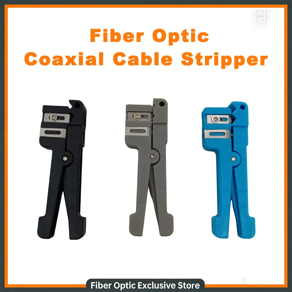 Fiber Optic Coaxial Cable Stripper For Fiber Optic Jumper, Tail Fiber, Bare Fiber Optic Loose Tube Peeling Knife Cable Stripper