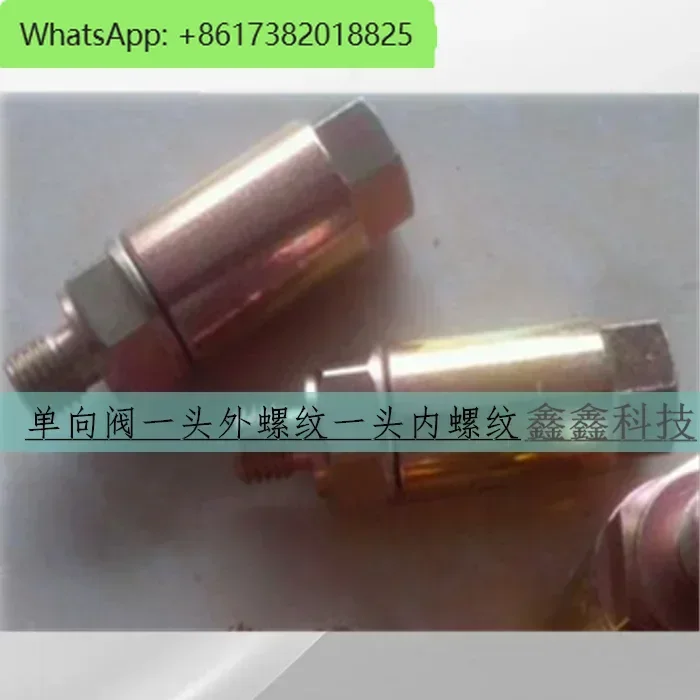 Rückschlagventil mit Schraubluftkompressor, transparentes Rückschlagventil für Öl, Rückschlagventil für Öl, Einweg-Rückschlagventil, Ölfenster 1/8