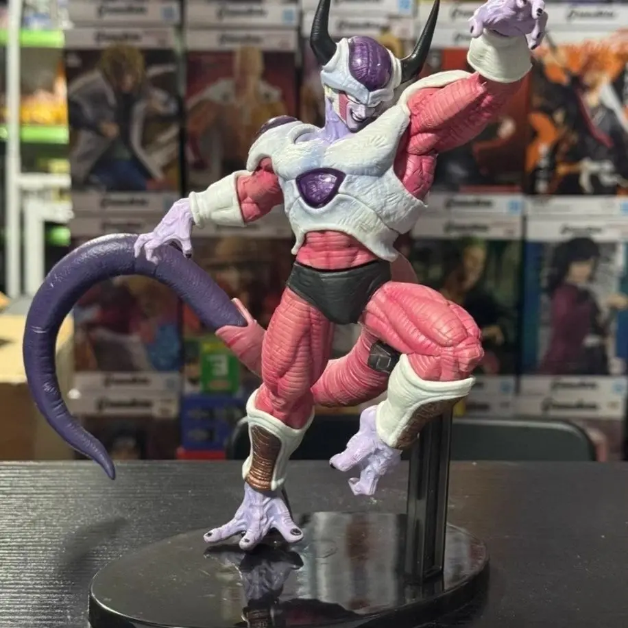 Figura de acción de 22 CM de Frieza de Dragon Ball, modelo del Rey del Tenkaichi Budokai 2, Frieza de batalla, modelo de hombre musculoso y aterrador, juguete de acción.