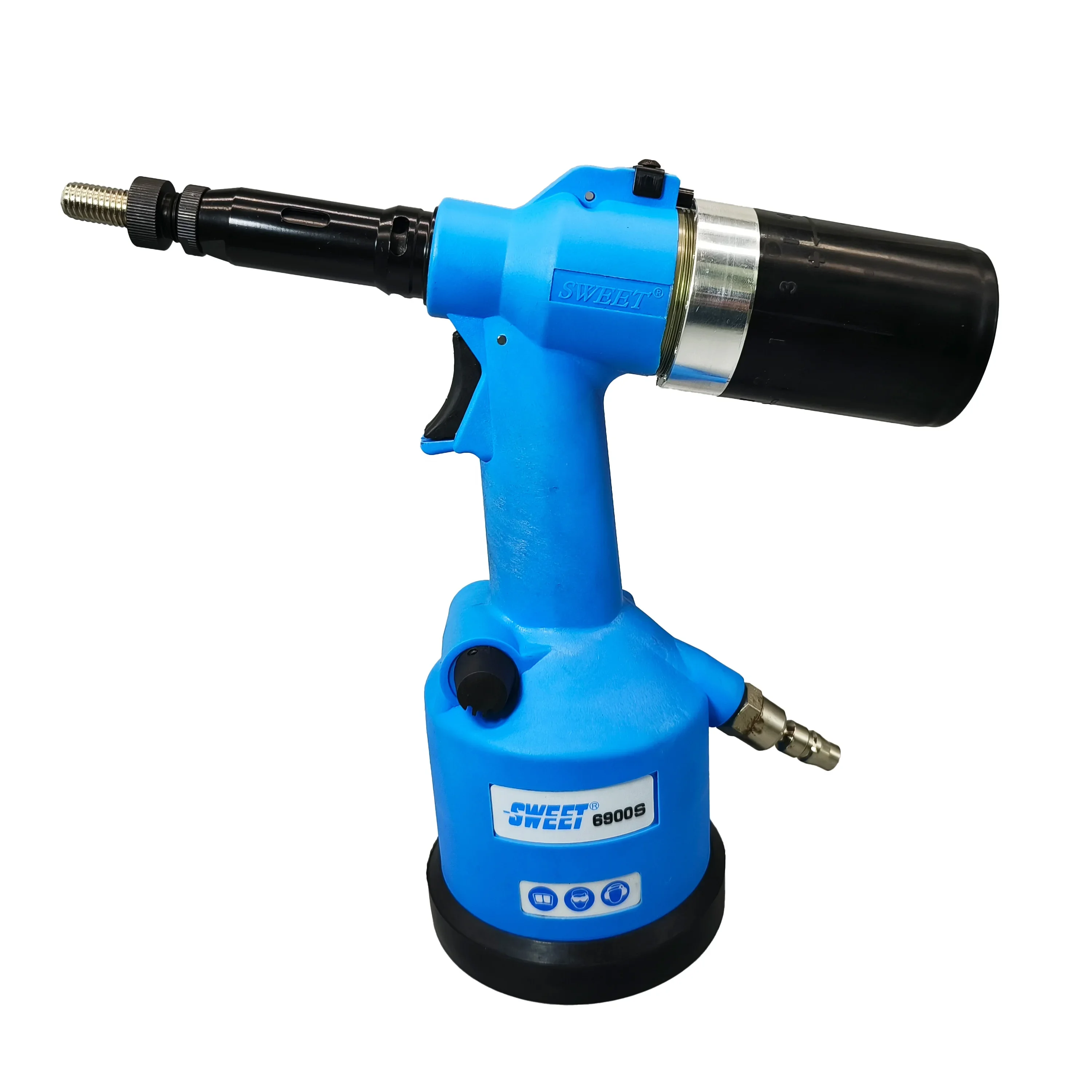 

WSEET Powerful Air Durable Auto Body Pneumatic Rivet Nut Gun Handheld Rivet Nut Tool Kit Available for M3-M12 in All Material