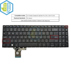 FR French AZERTY US Keyboard For Dynabook Satellite Pro C50-J C50-J-10K D0K-V6505H KN16R-156 NB-17-6505H-10-B0 Laptop PC Parts