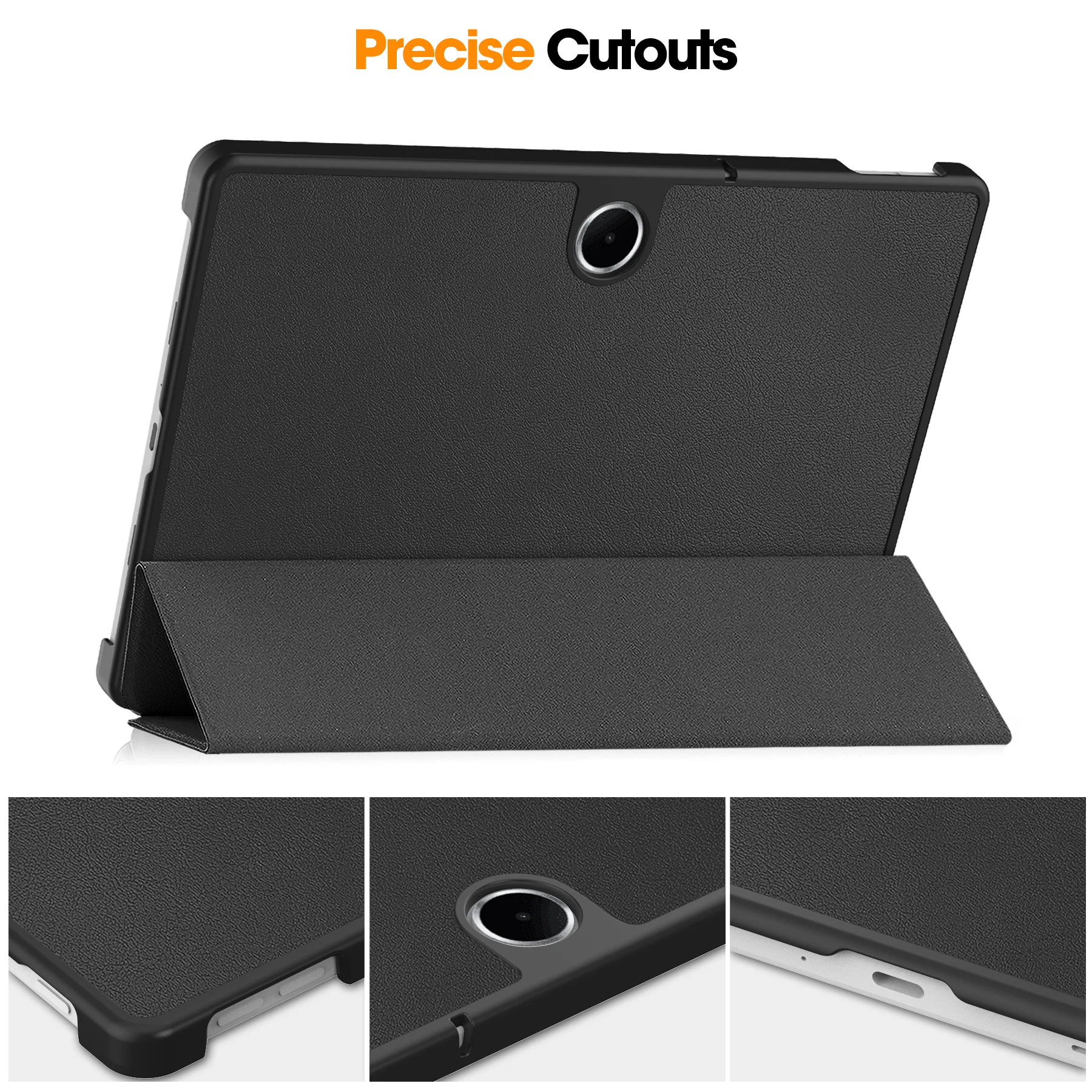 

For OPPO PAD SE 11" 2025 OnePLus Pad Lite Trifold Stand Tablet Cover PU Leather Kickstand Tablets Cases Cover with Auto Sleep