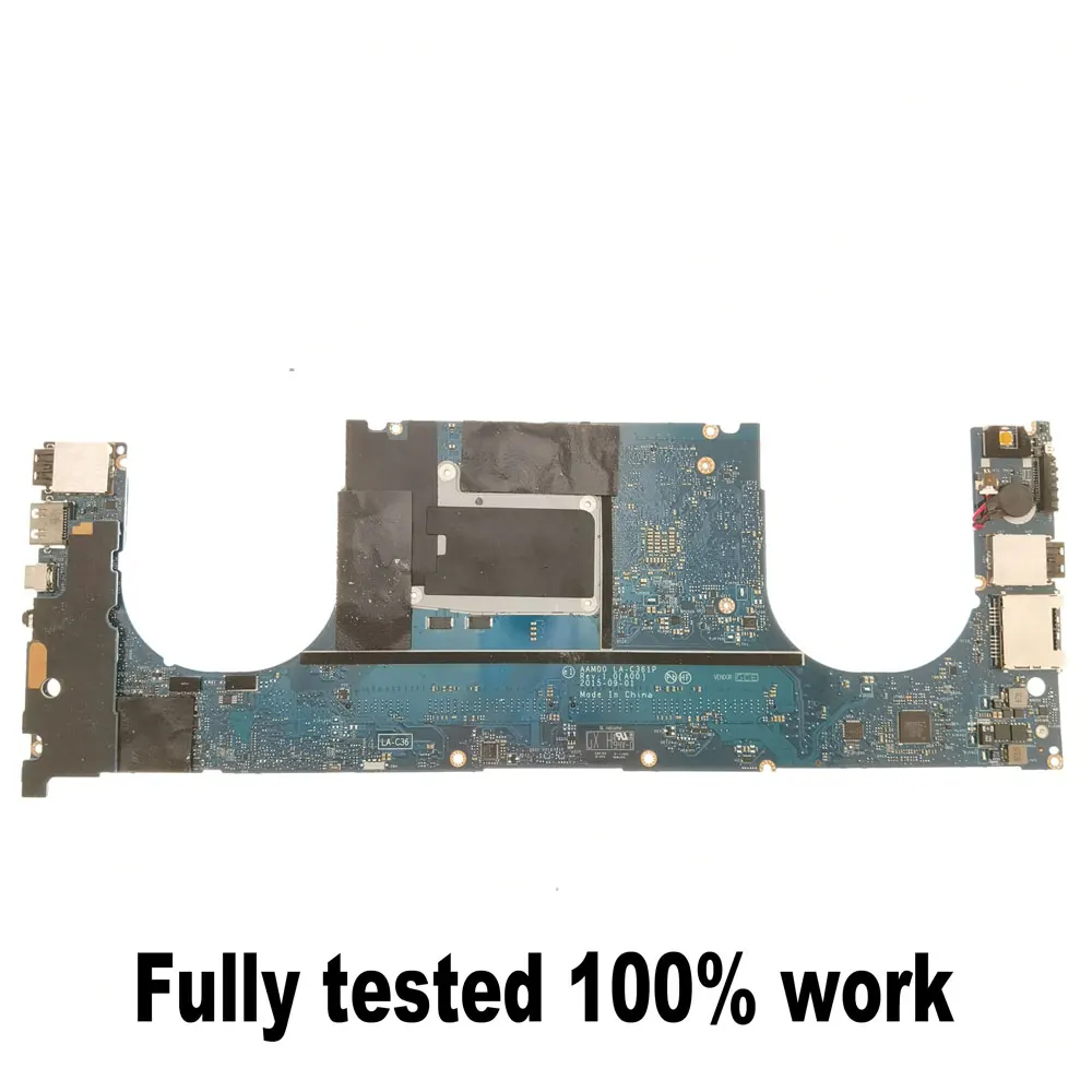 AAM00 LA-C361P for Dell XPS 15 9550 Precision 5510 Laptop Motherboard i5-6300HQ i7-6700HQ i7-6820HQ CPU GTX960M/M1000M GPU Test