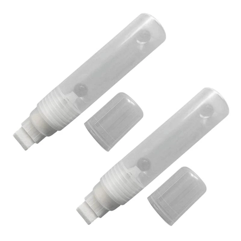 DXAB 2PCs leere Stifte flach/runde