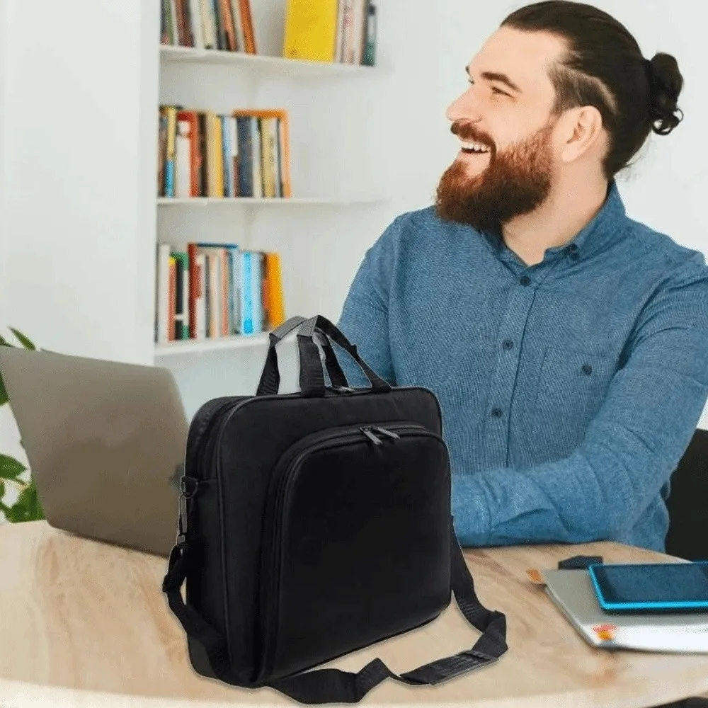 

Fashion Notebook Shoulder Bag Shockproof 15 Inches Laptop Handbags zipper Portable Business Handbag Daily Commute