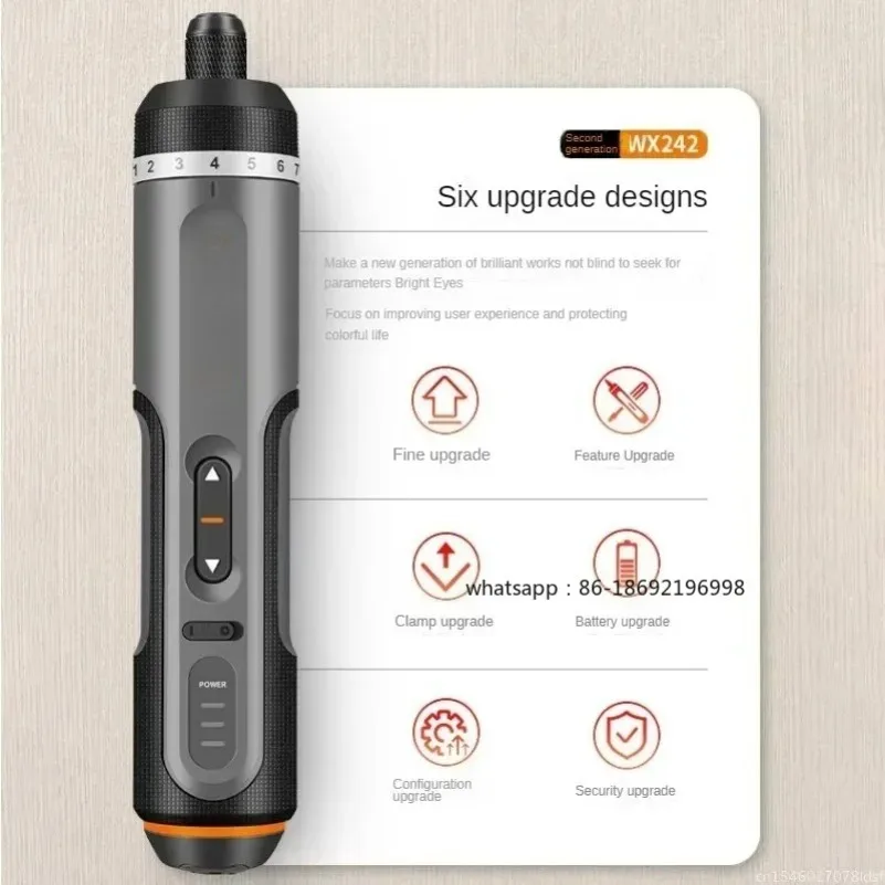 4V Electrical Screwdrivers Set WX242 Portable Smart Cordless Power Screw Driver Mini Electric Drill Home Repair Power Tool