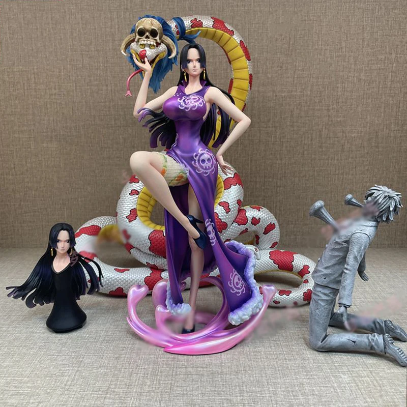 One Piece Figures Boa·Hancock Action Figures Double Headed Snake Lady PVC Anime Collection Model Toys Birthday Gifts