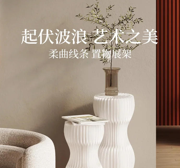 Cylinder booth exhibition commercial store window creative shelf floor-to-ceiling storage