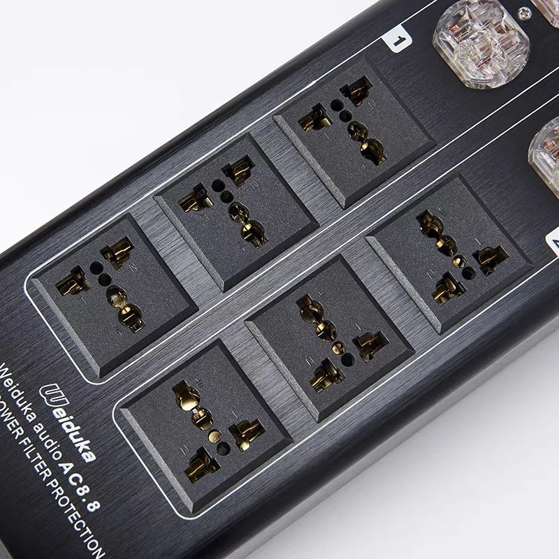 DY-5 Weiduka AC8.8 ハイエンドオーディオノイズフィルター、3000W AC パワーコンディショナー、パワーフィルター、パワーピュリファイアー LED 電圧表示