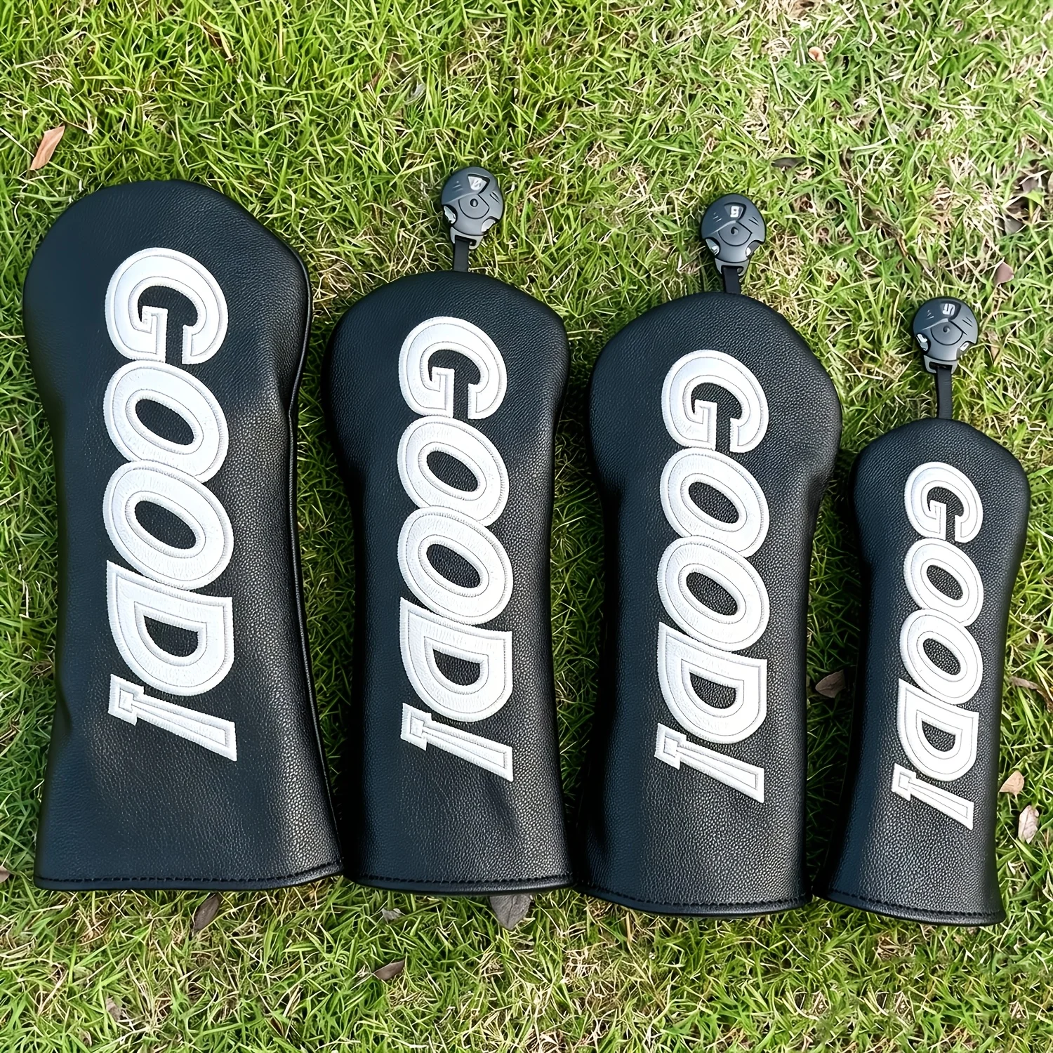 1pc/4pcs Golf Club Headcovers, Funny Design Covers for Driver, Fairway Wood & Hybrid, Durable Material, Best Gift For Golfers image 2