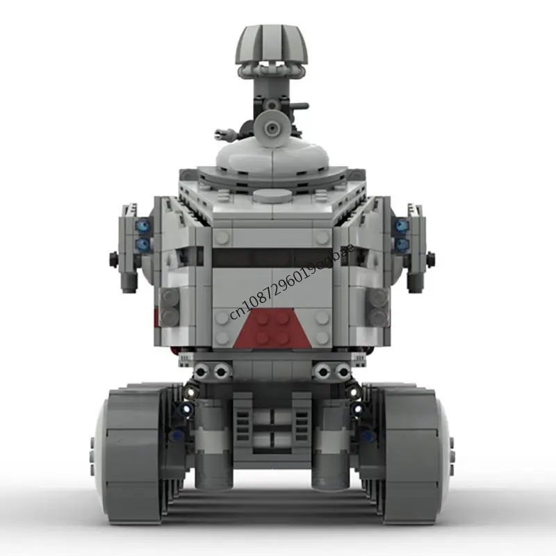 新1358ピース 有名スターバトル映画 MOC A6 ターボタンクモデル DIY クリエイティブアイデア 子供のおもちゃ 誕生日 クリスマスギフト カスタムパズル