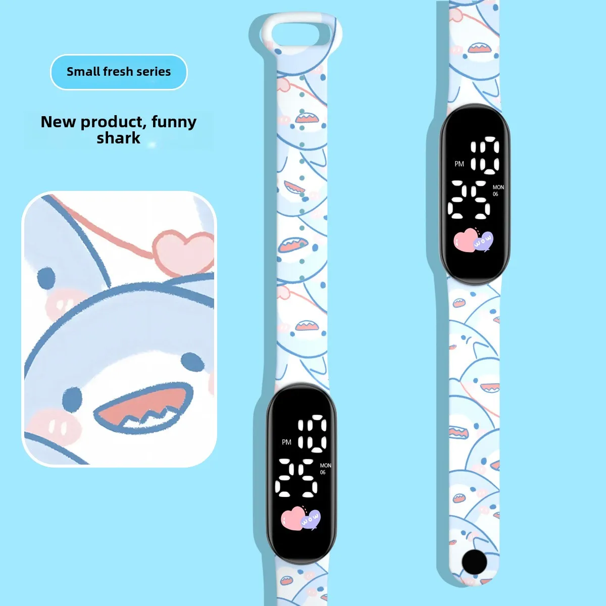 50pcs/lot Children's Watch LED Waterproof Women Touch Electronic Sports Bracelet Watch kids Brithday Gifts