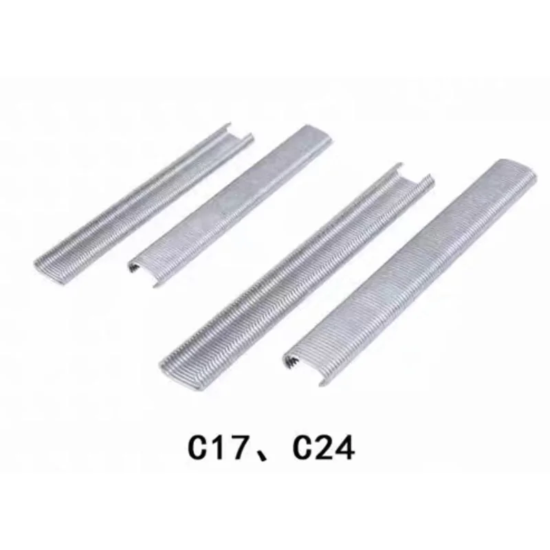 Fivela tipo c dedicada topneumática rede arma c24 fivela prego c17 pedra plástica rockery rede galvanizada prego