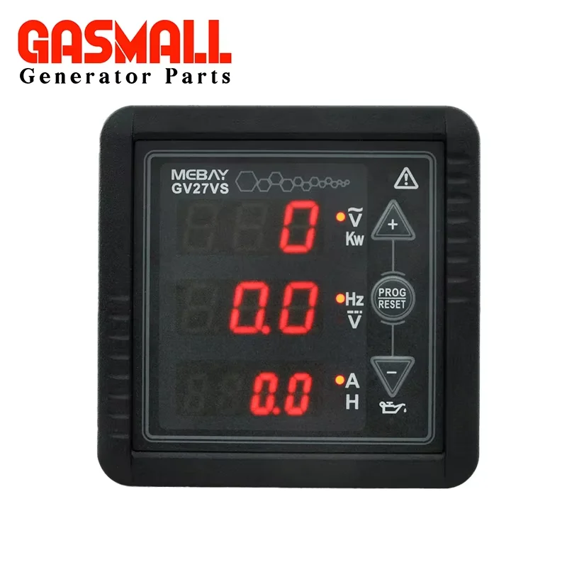 Mebay GV27VS Generator Digital Meter Voltage Frequency Current AC Display Instrument With Over Power Alarm Protection Function