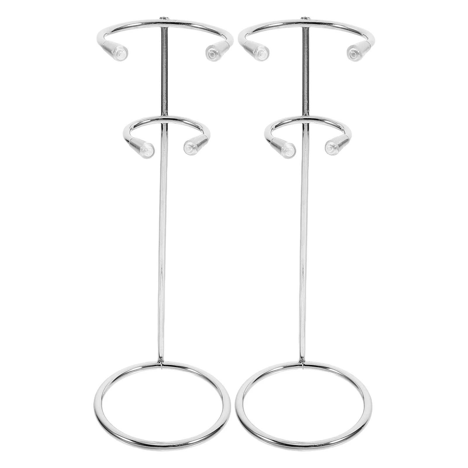 2 قطعة حامل خلاط يدوي من الفولاذ المقاوم للصدأ حامل Frother منظم قاعدة ثابتة حامل رغوة الحليب للمطبخ