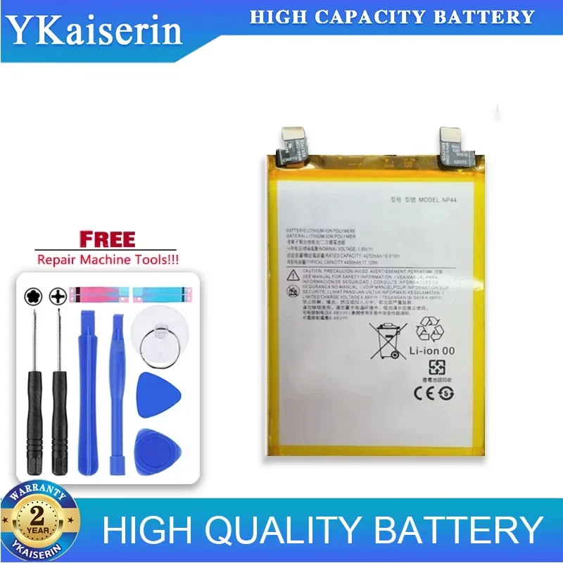 4400mAh Replacement Battery NP44 for MOTOROLA moto X40 XT2301-5 PF46 S30 Pro XT2243-2