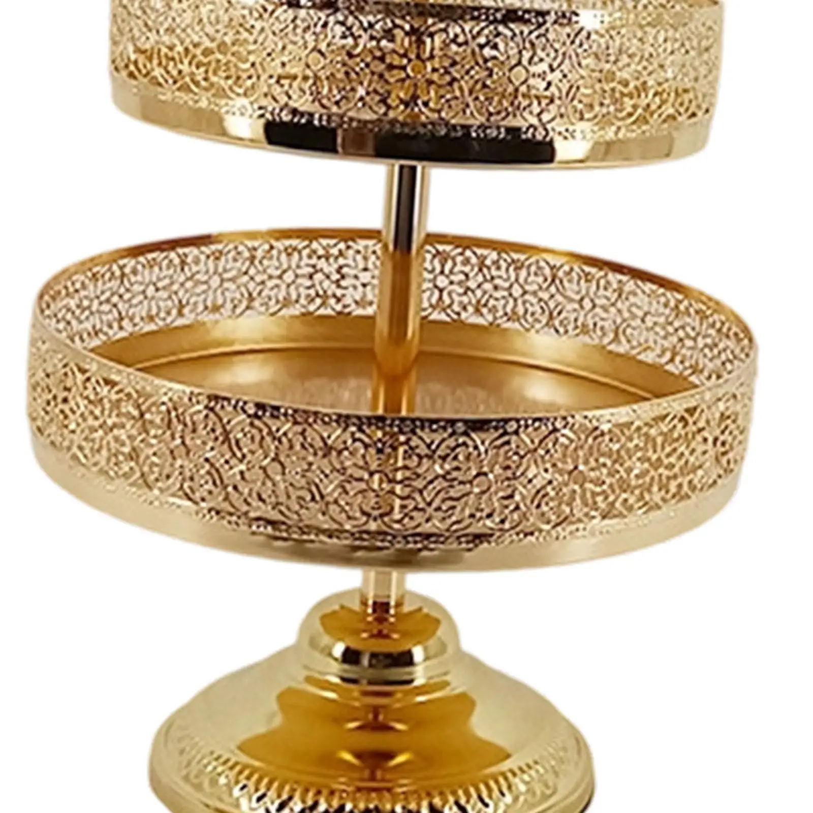 Vintage Metal Cake Stand Tiered Dessert Tower Luxury Cupcake Display Plate for Party Wedding Baby Shower Birthday Event