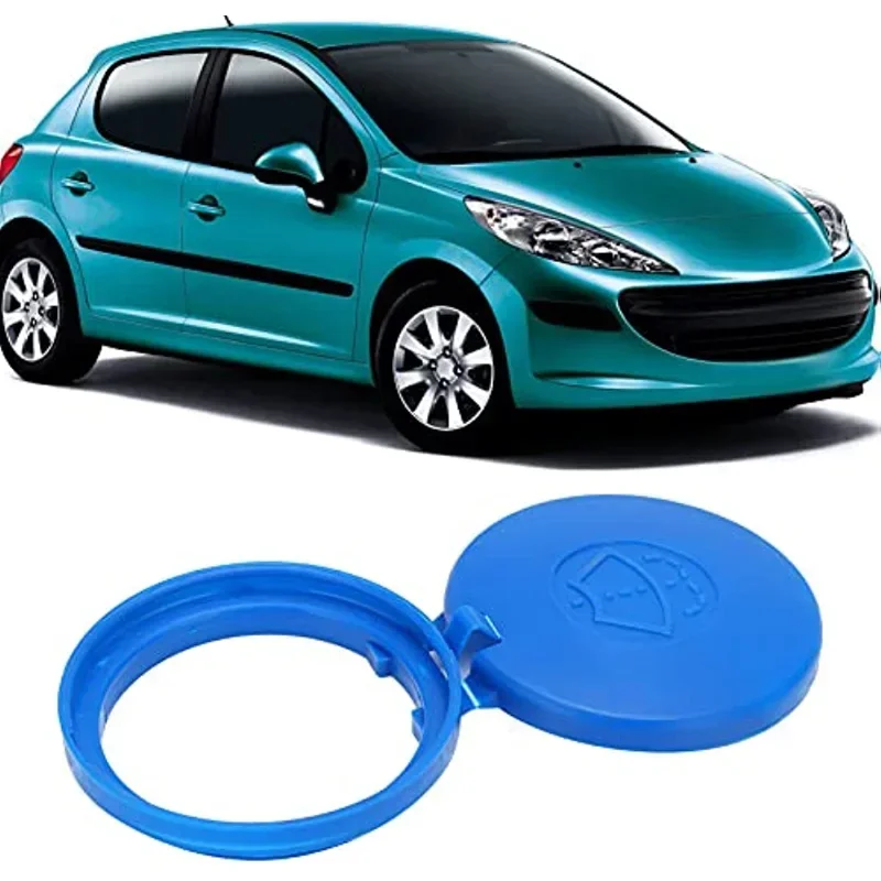 Car Windshield Washer Wiper Fluid Reservoir Washer Bottle Cap Cover for Citroen C4 2004‑2015 643230