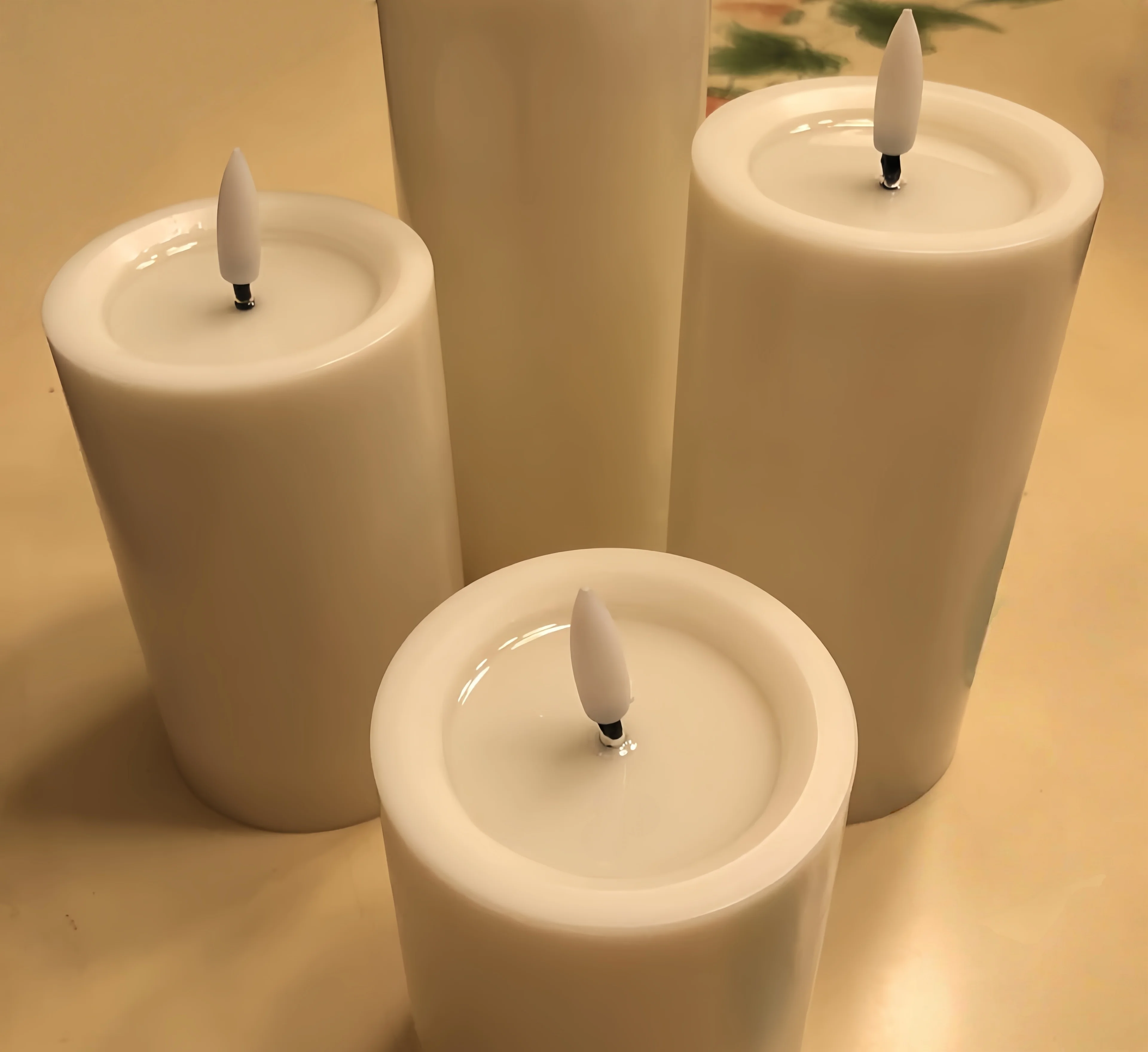Conjunto de Velas LED Sem Cham - Paraffin Candle Wax avaliação e preço