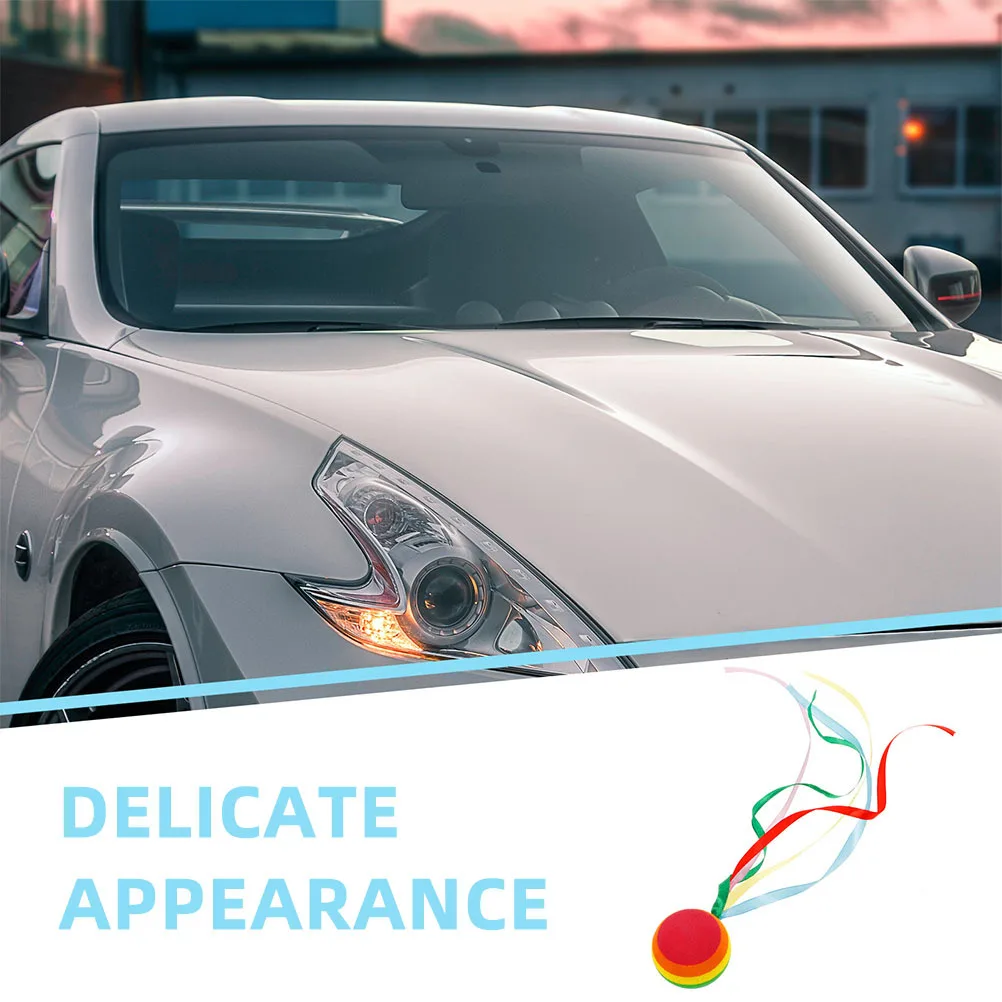 3 قطعة كرة هوائي السيارة فريدة من نوعها نابضة بالحياة مقاومة للماء ديكورات خارجية للسيارات ديكور هوائي السيارة ديكور السيارة