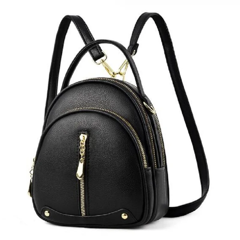 Women New Fashion Luxury Trend Korean Small Backpack High Quality Leather Shoulder Bags Multifunctional Messenger Bag Totes